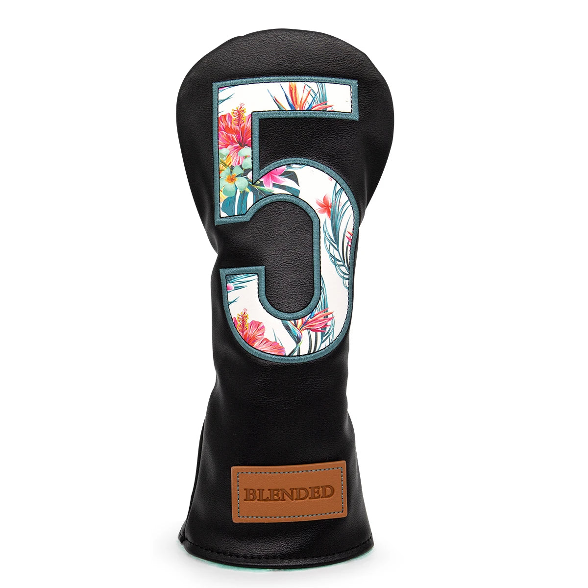 Black Leather Golf Headcovers