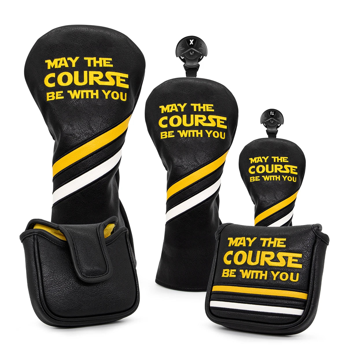 Premium Leather Golf Club Head Covers