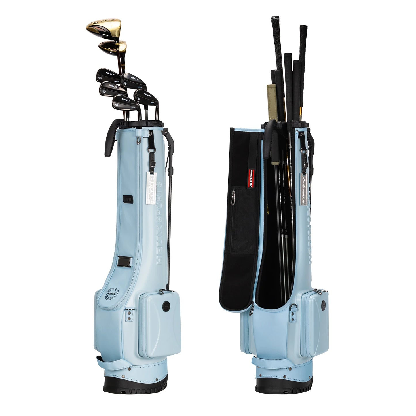 Golf Stand Bag with Silent-Rolling Wheels