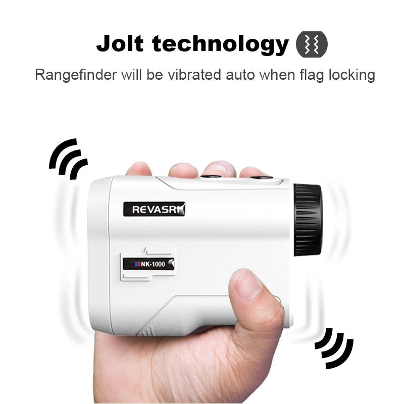 REVASRI Golf Laser Rangefinder 600Yards/1000Yards Slope and Flag Pin Lock Vibration