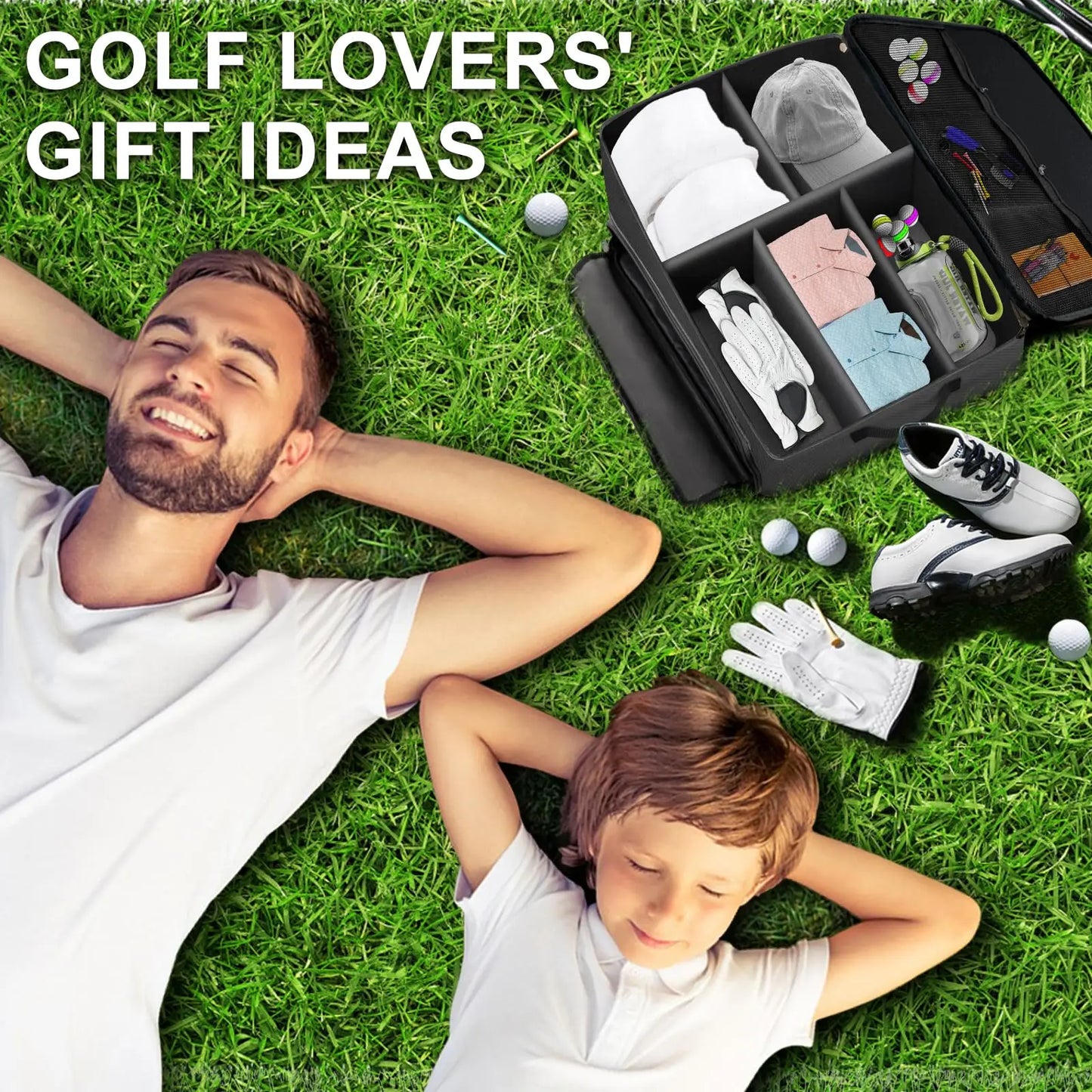2 Layers Golf Trunk Organizer