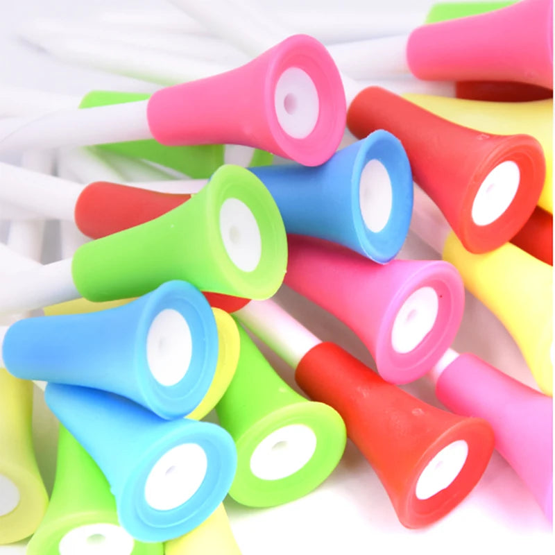 30PC  83mm Multi Color Plastic Golf Tees
