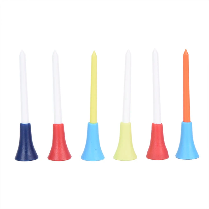 30PC  83mm Multi Color Plastic Golf Tees