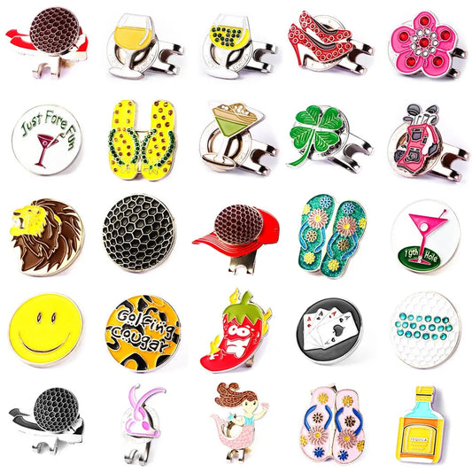 Hat Clip Golf Ball Markers