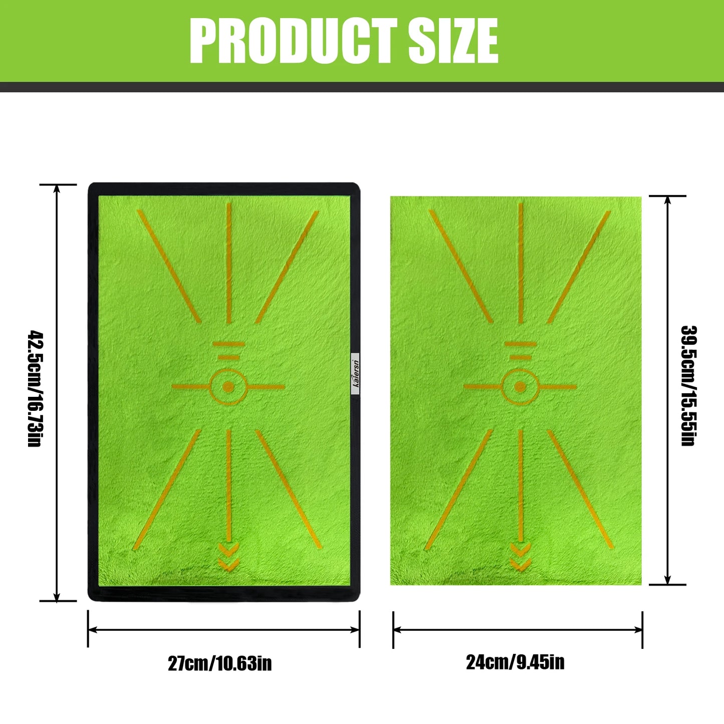 Golf Swing Path Hitting Mat