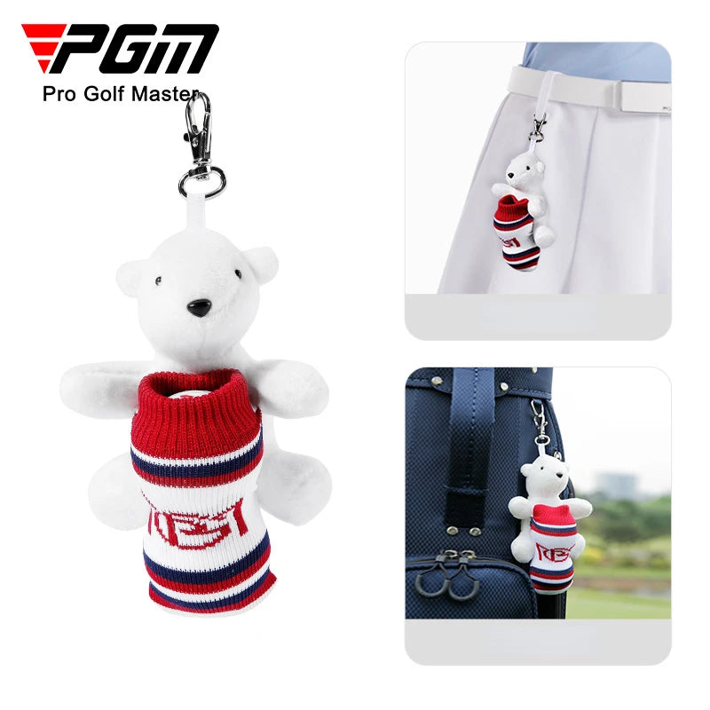 Mini Golf Ball Bag Doll Clip