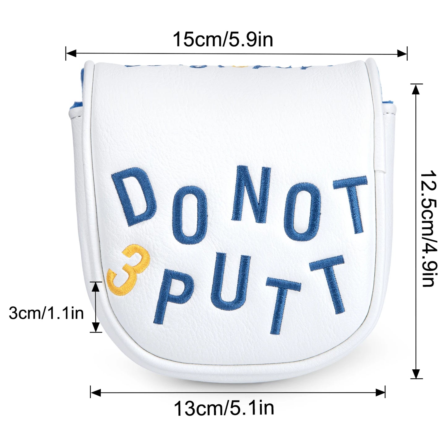 Golf Mallet Putter Cover Headcover