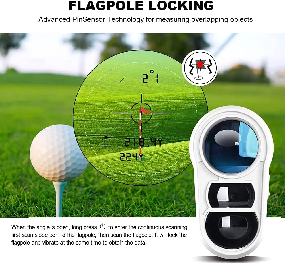 REVASRI Golf Laser Rangefinder 600Yards/1000Yards Slope and Flag Pin Lock Vibration