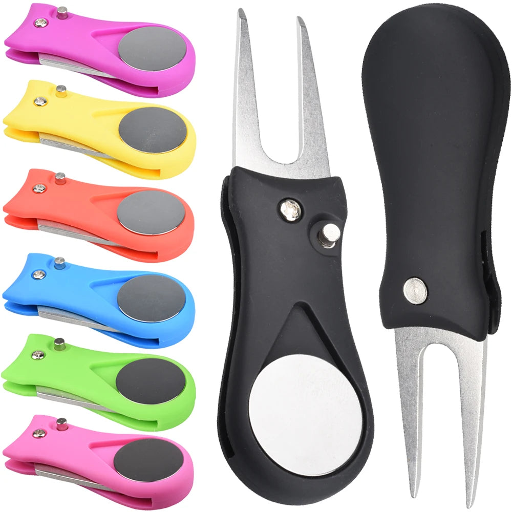Foldable Golf Divot Repair Tool