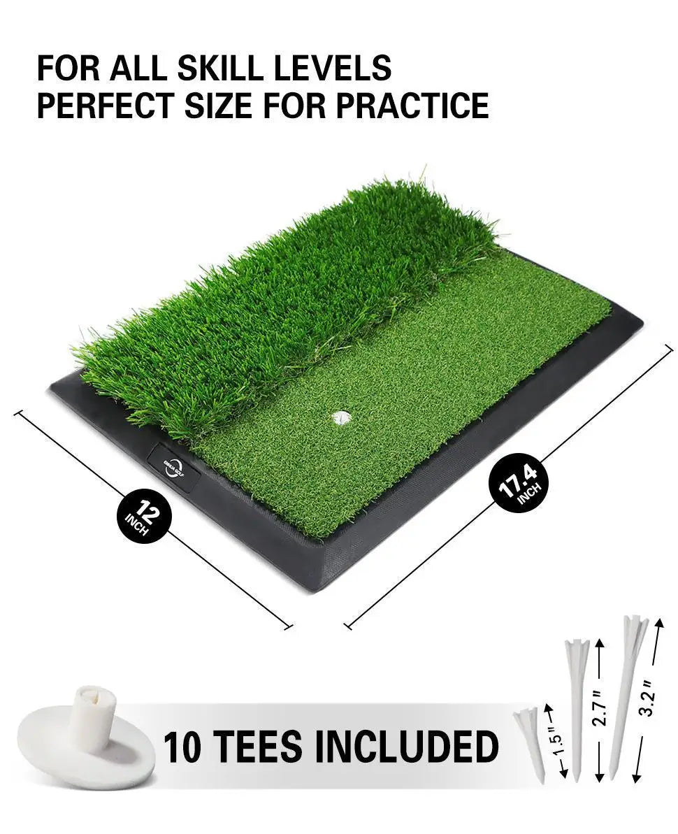Two Color Hitting Mat Swing Trainer