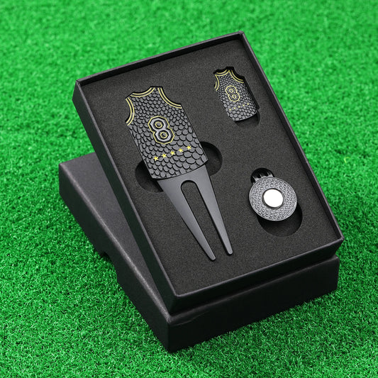 Golf Ball Marker Putting Green Pitch Fork Groove Cleaner