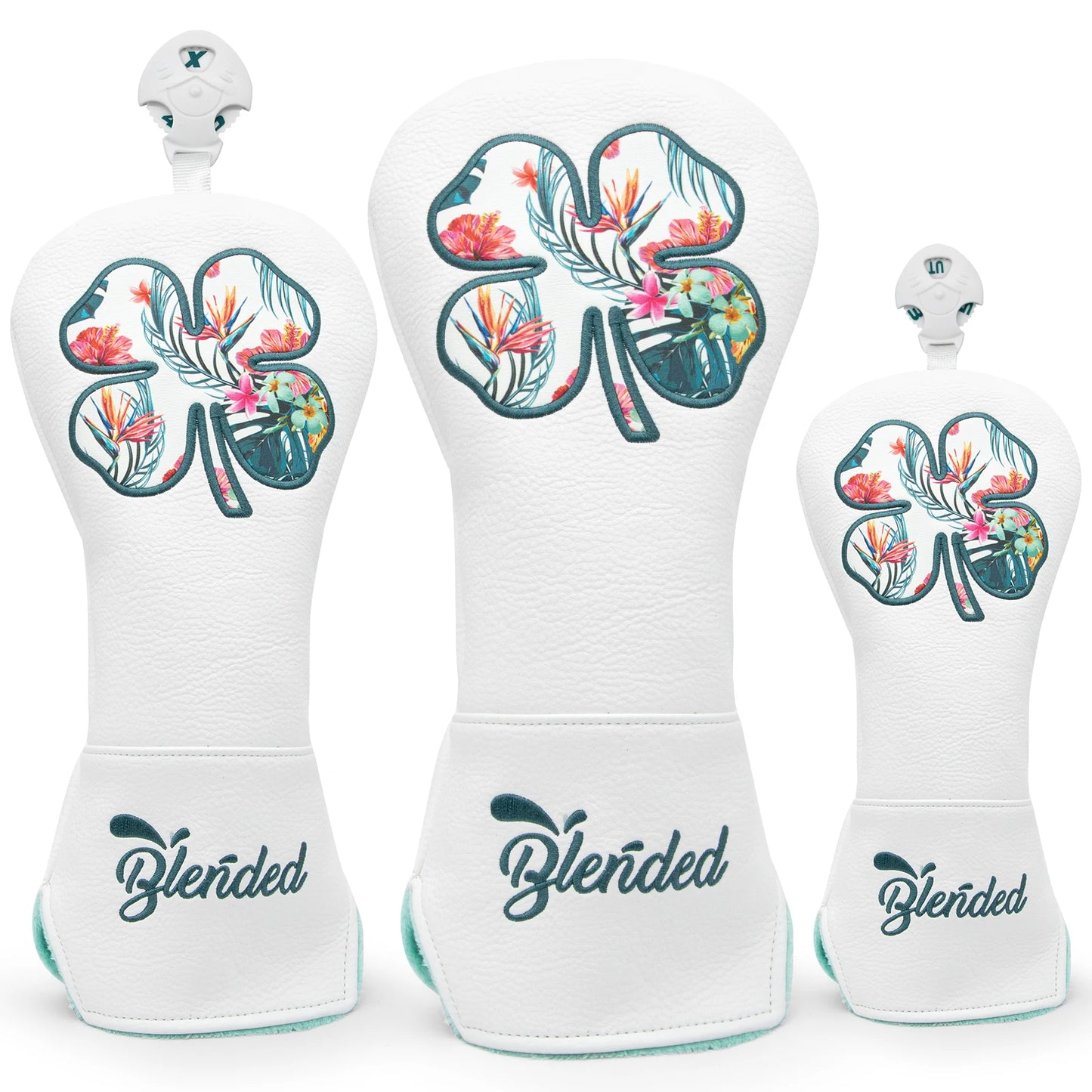 Lucky Clovers High Quality Golf Club Head Covers