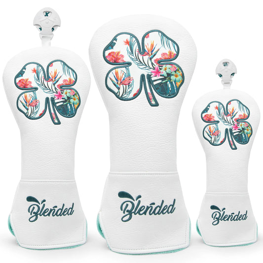 Lucky Clovers High Quality Golf Club Head Covers