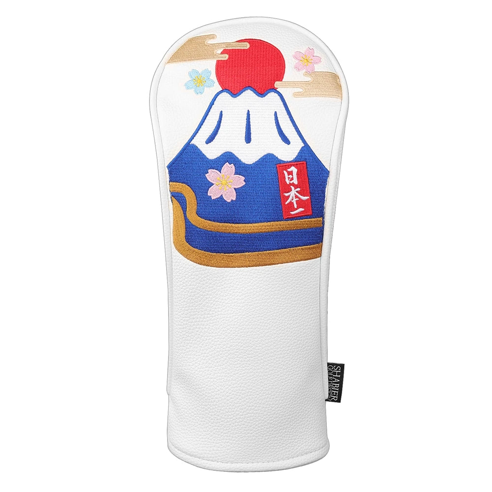 PU Leather Japan SEVEN GODs  Full Embroidery Golf Headcover Golf Driver Wood UT Hybrid  Head Covers