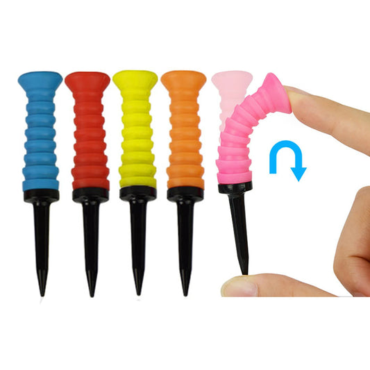 Premium Elastic Golf Tees 5 Pieces