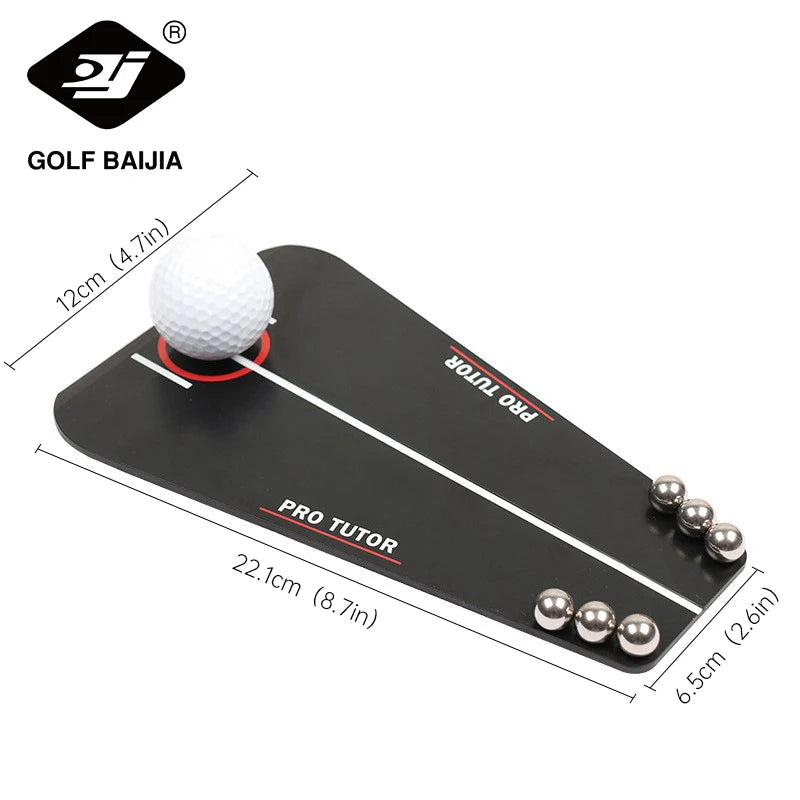 Golf tutor putting mirror