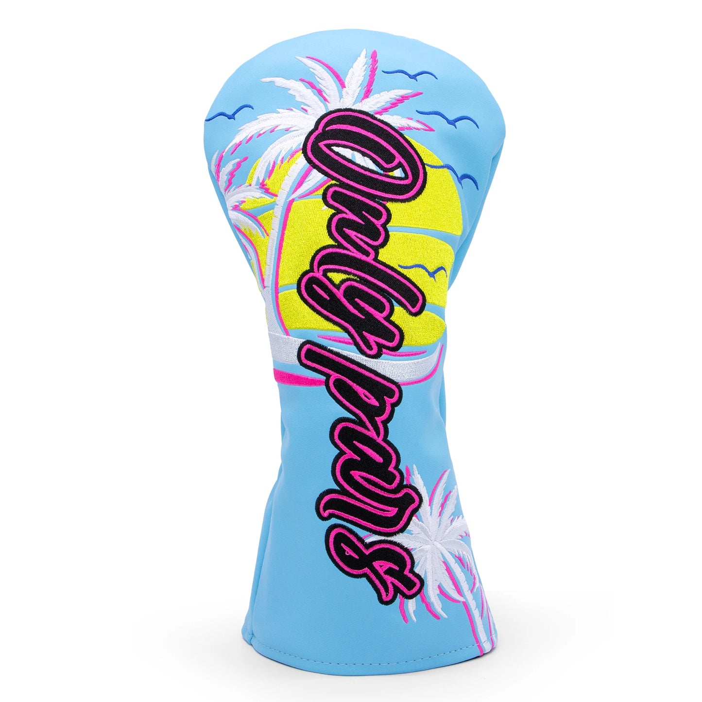Leather Hawaii Blue Golf Head Covers