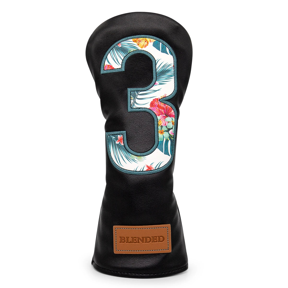 Black Leather Golf Headcovers