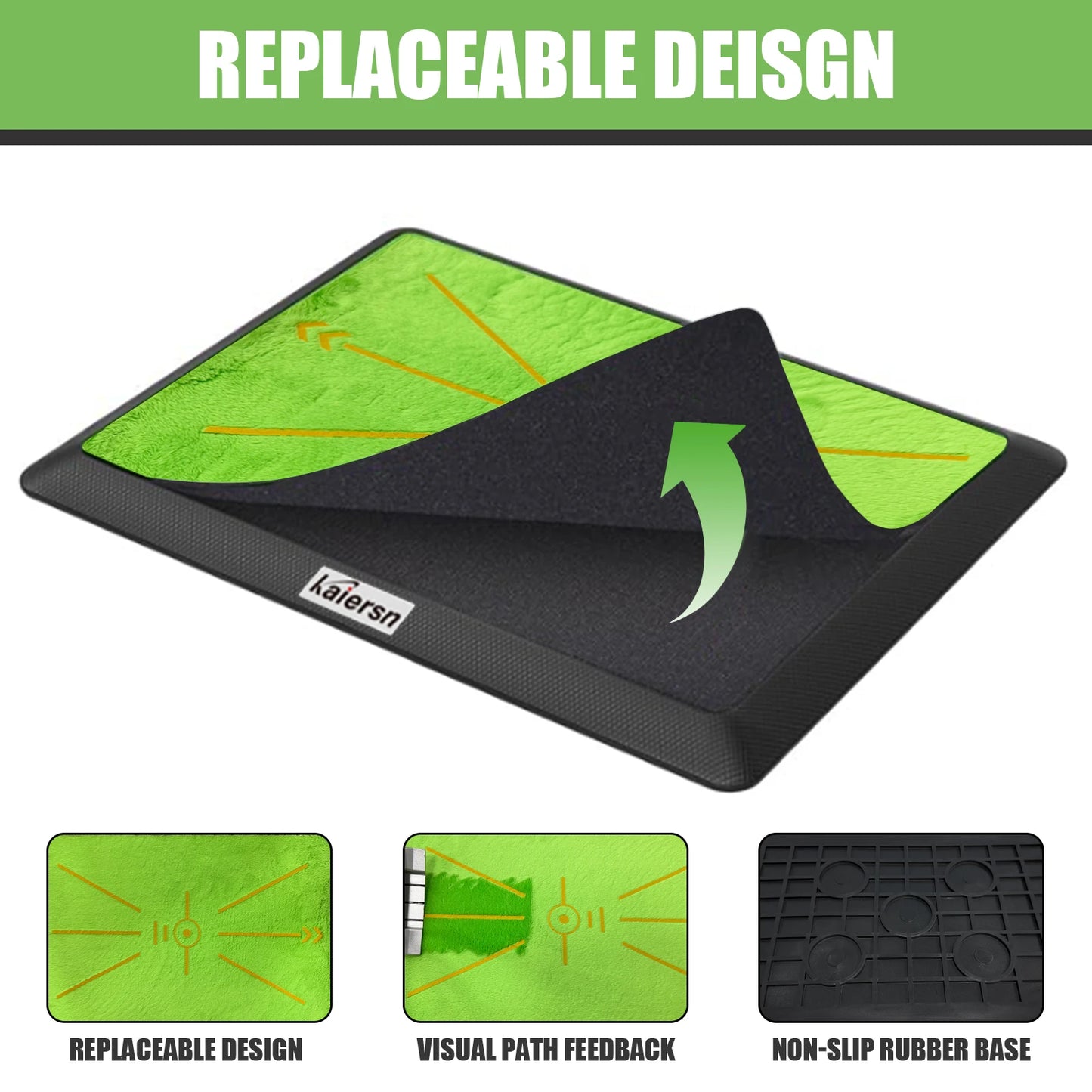Golf Swing Path Hitting Mat