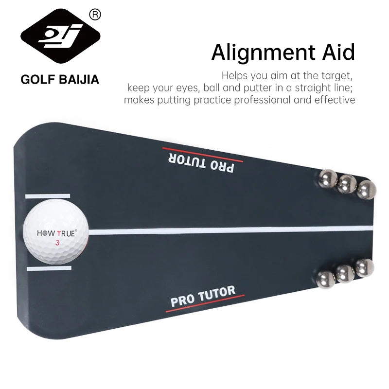 Golf tutor putting mirror