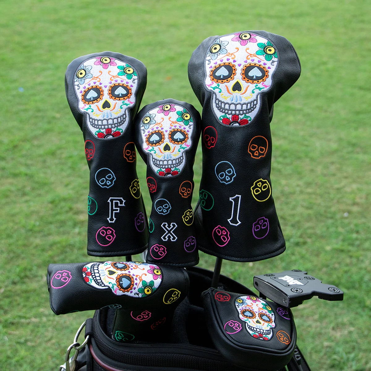 Skulls Design Golf Club Headcovers