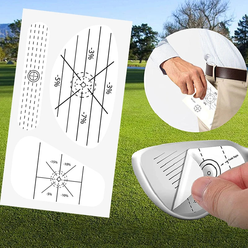 150PCS Golf Club Impact Tape Labels