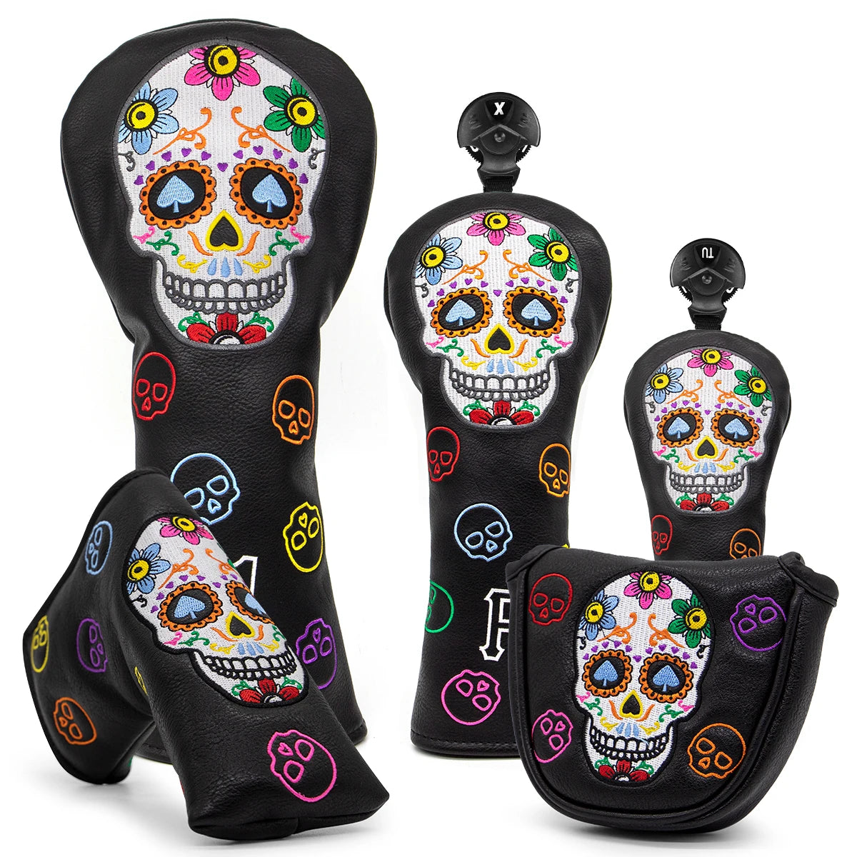Skulls Design Golf Club Headcovers