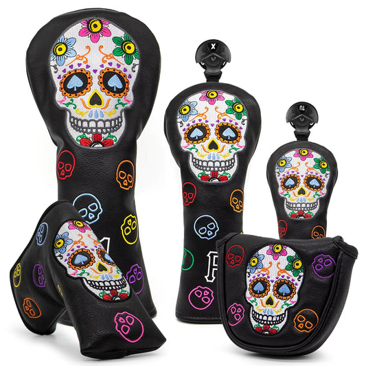 Skulls Design Golf Club Headcovers