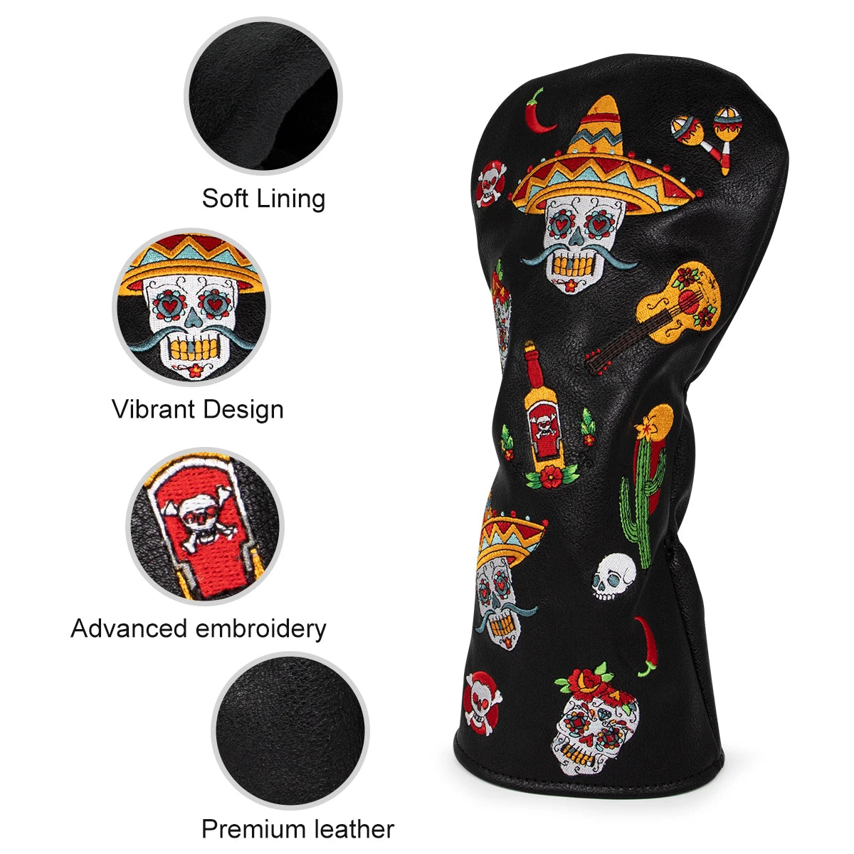 Premium Leather Golf Club Headcovers