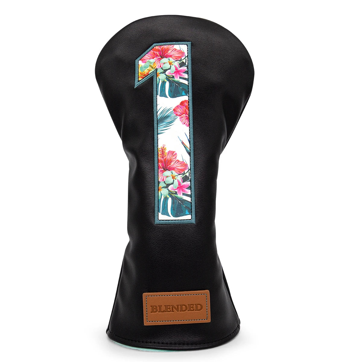 Black Leather Golf Headcovers