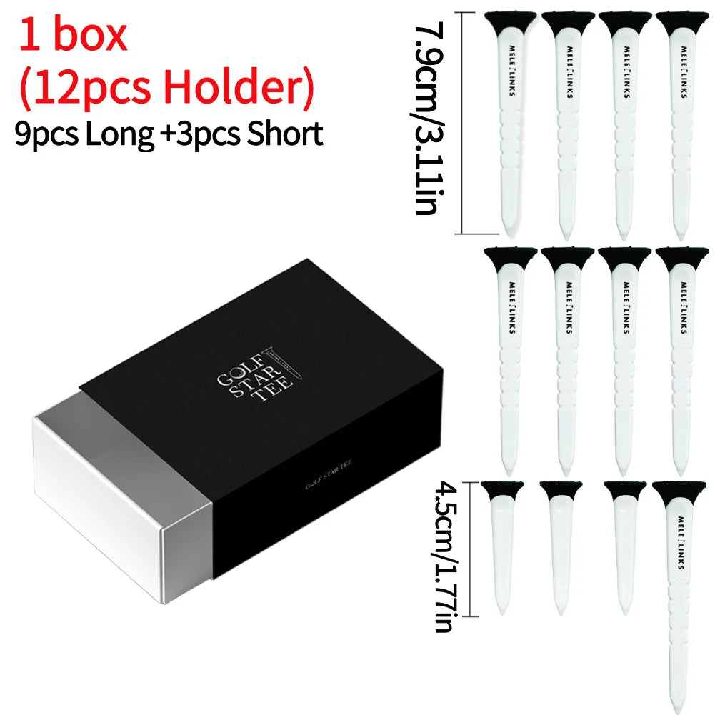 18-12pcs/box Premium 83/79/45mm Bamboo Golf Tees