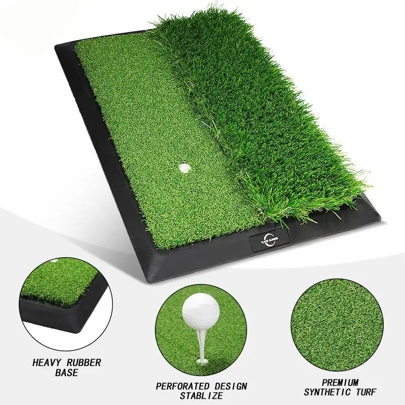 Two Color Hitting Mat Swing Trainer
