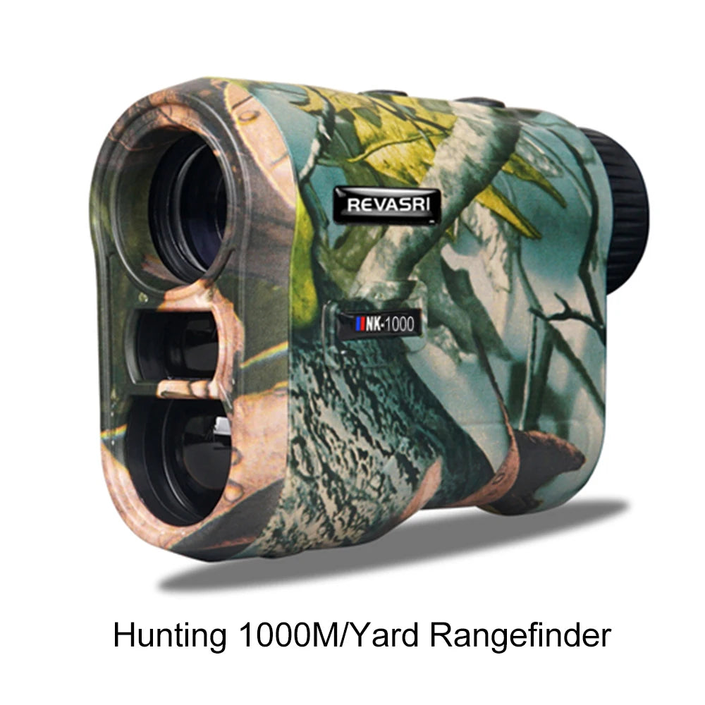 REVASRI Golf Laser Rangefinder 600M / 1000M Camouflage Hunting Monocular