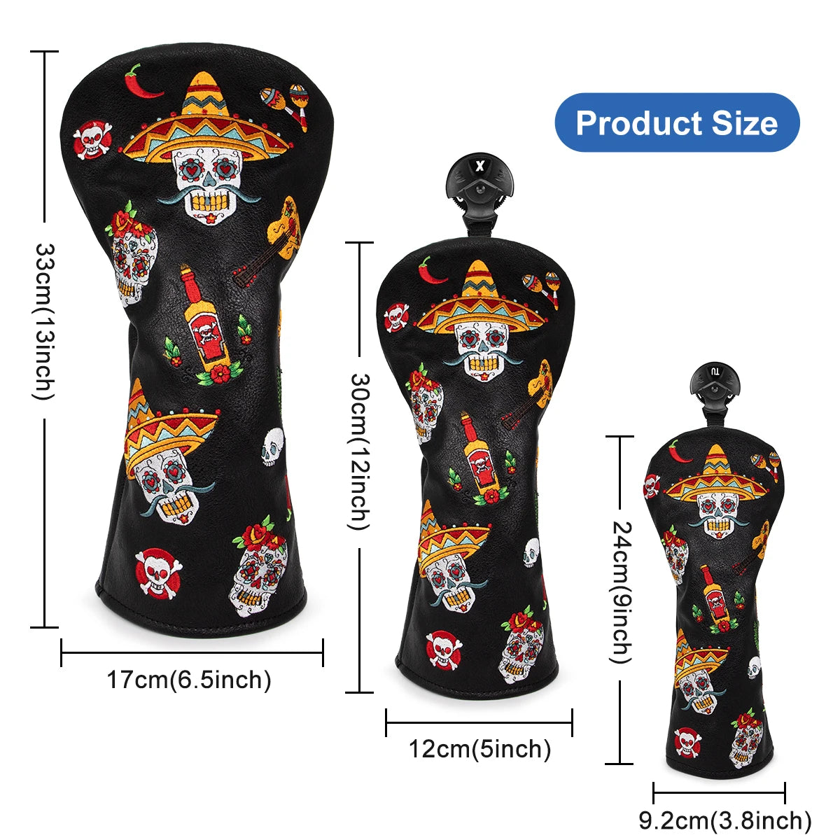 Premium Leather Golf Club Headcovers