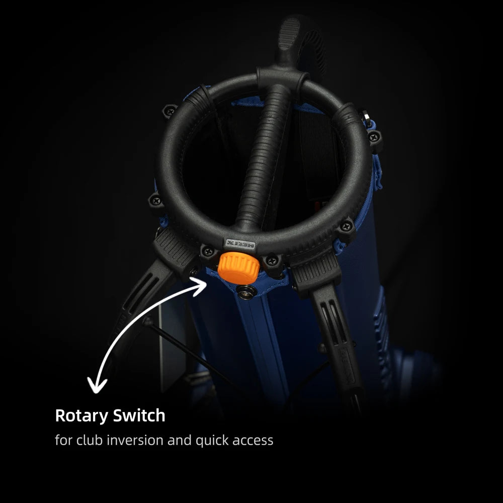 Golf Stand Bag with Silent-Rolling Wheels