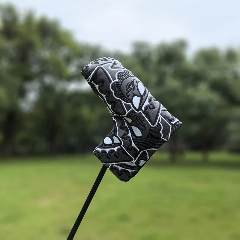 King Golf Driver Cover Driver Fairway Hybrid Waterproof Protector Set PU Leather