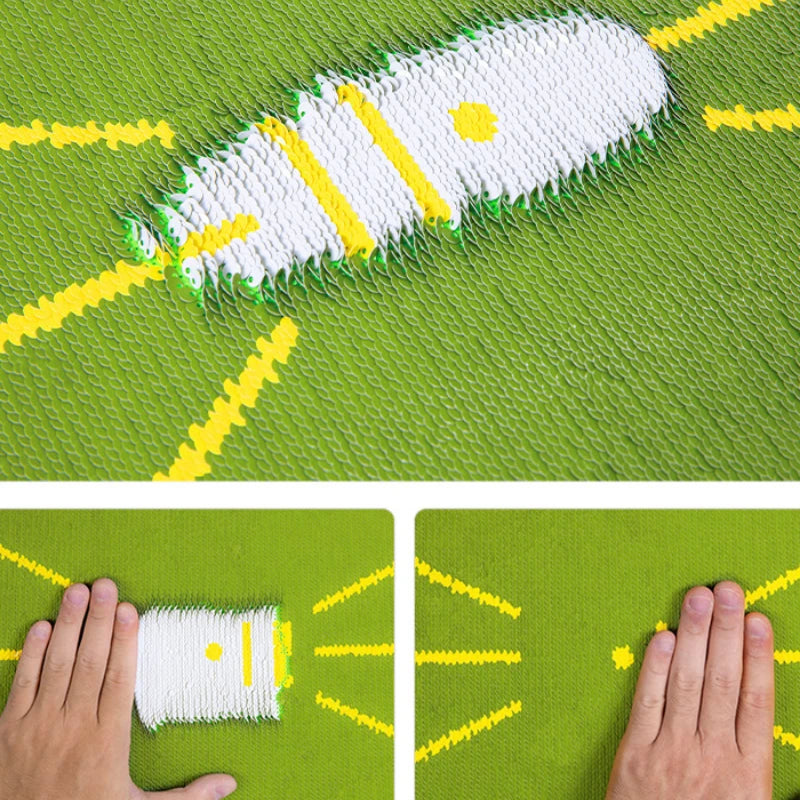 Golf Outdoor Swing Strike Mat with Swing Direction