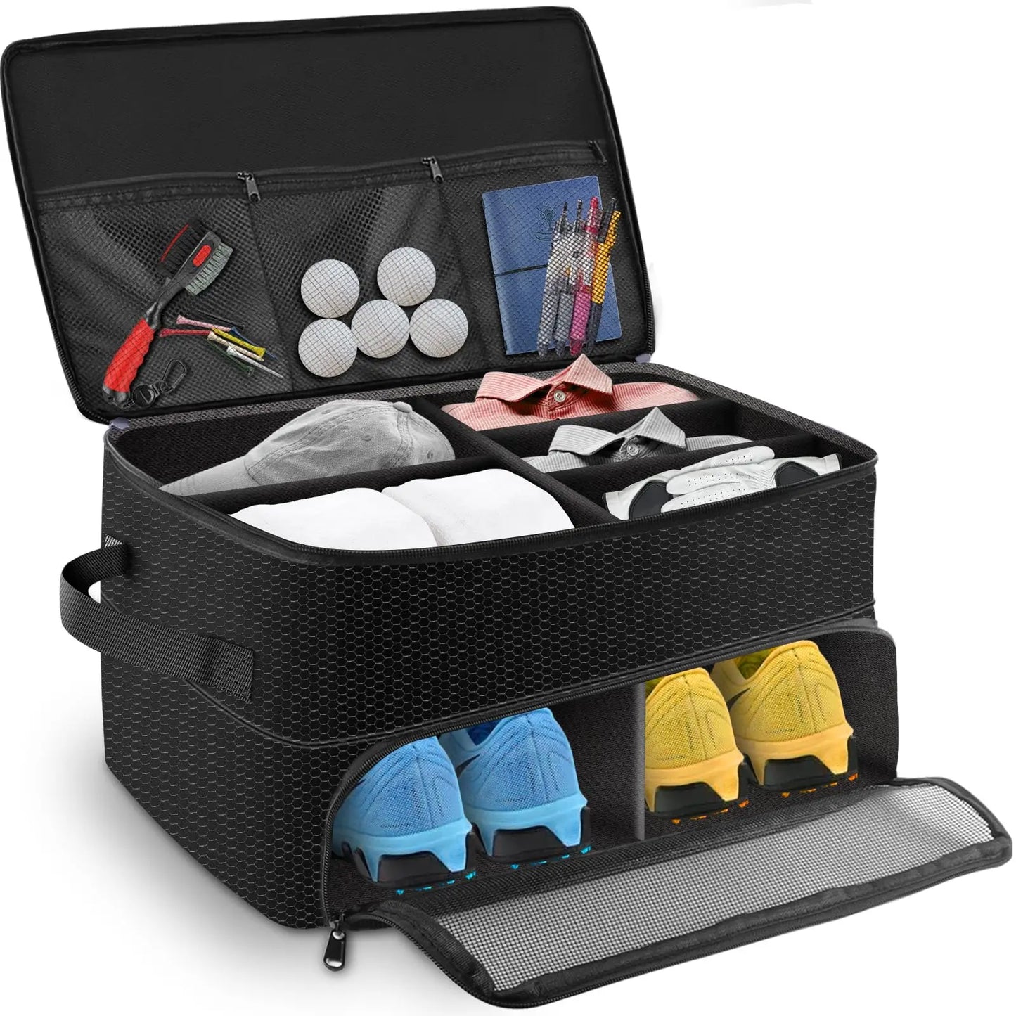 2 Layers Golf Trunk Organizer