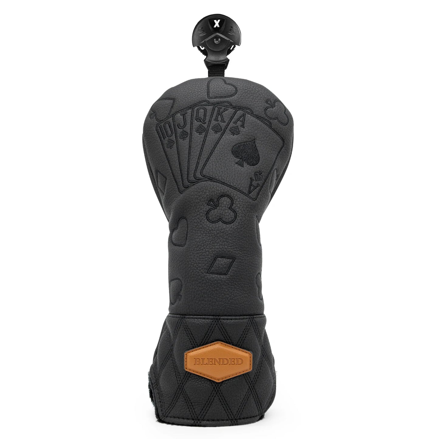 Black Lucky Poker Golf Club Covers