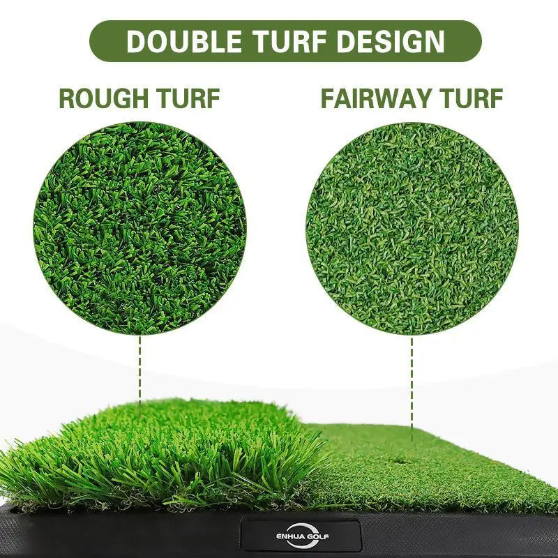 Two Color Hitting Mat Swing Trainer