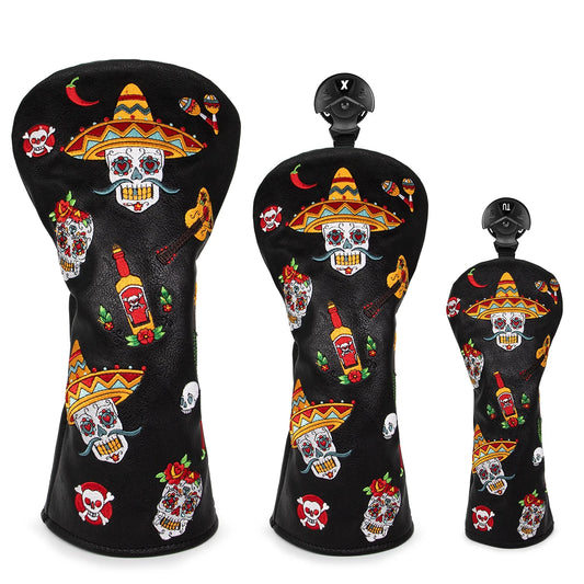 Premium Leather Golf Club Headcovers