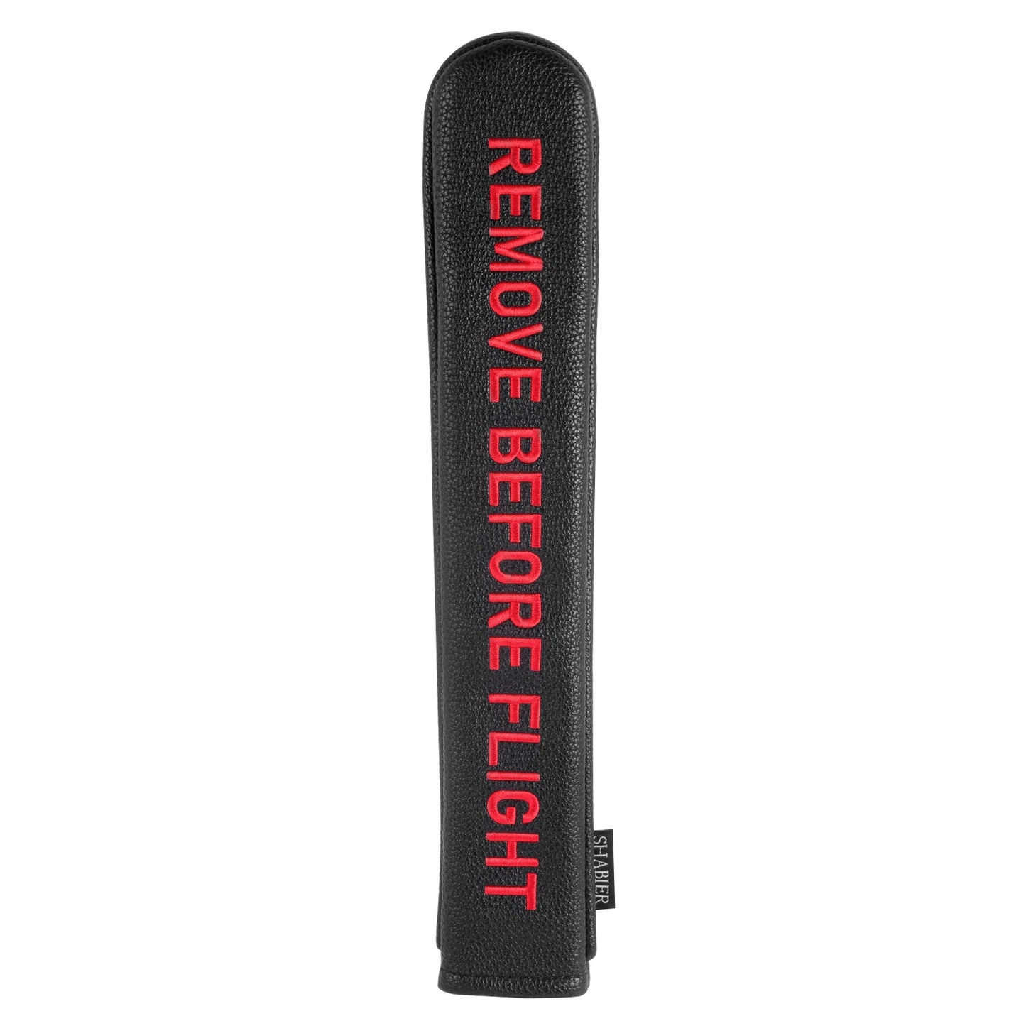 Golf Alignment Stick Cover PU Leather Hold 2 Sticks Headcover Golfer Men